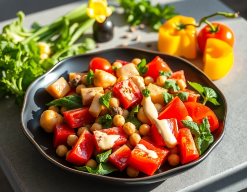 Insalate? non del tutto. Un piatto che cambia tutto: cibo crudo e nutrienti freschi