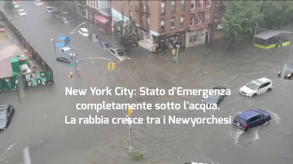 New York City: Stato d'Emergenza completamente sotto l'acqua. La rabbia cresce tra i Newyorchesi