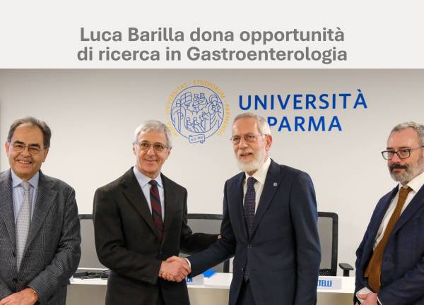 Luca Barilla dona opportunità di ricerca in Gastroenterologia al Dipartimento di Medicina e Chirurgia dell'Università di Parma